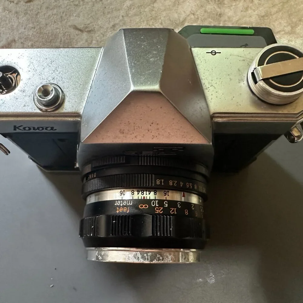 Kowa SET 35mm SLR Film Camera Kowa 50mm f/1.8 Lens For Parts Or Repair Only